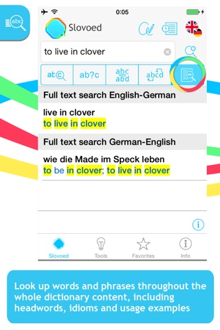 English <-> German Slovoed Compact talking dictionary screenshot 2