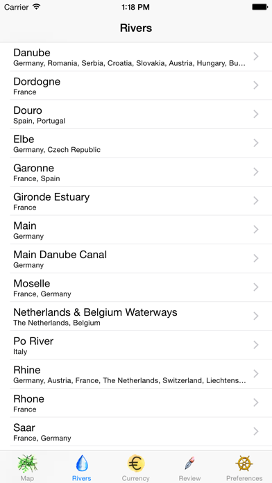 Screenshot #3 pour River Cruise Info