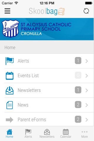 St Aloysius Catholic Primary School Cronulla - Skoolbag screenshot 2