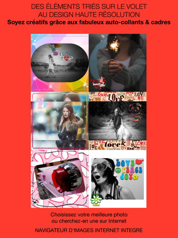 Screenshot #4 pour Insta Love Pics - Amour, paix, coeurs. Cadres pour photos motifs et stickers.