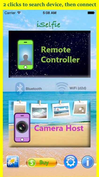 iSelfie - wireless remote selfie camera