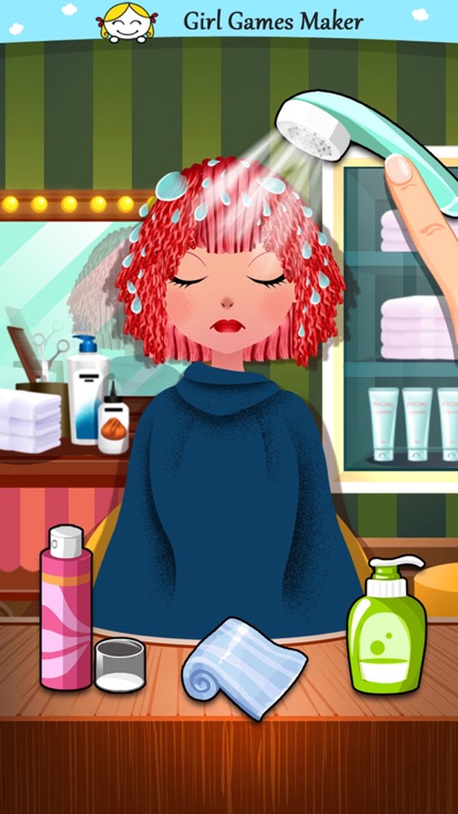 Crazy Hair Salon! Princess Fashion Doll SPA
