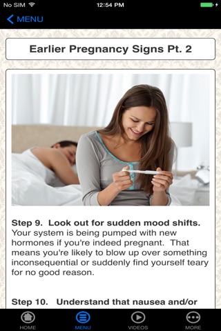 Early Pregnancy Signs - Find & Mange Your Earliest First Symptoms Of Pregnancy Today! screenshot 2