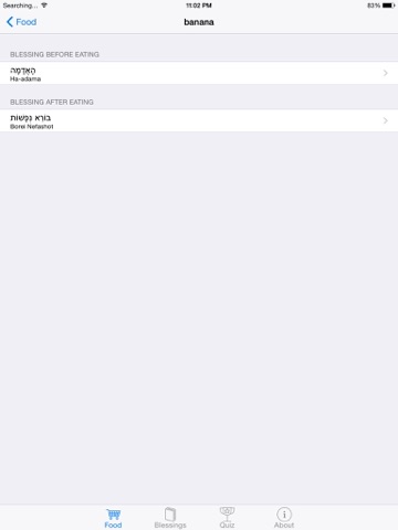iBless Food iPad screenshot 4 - Food & Drink app