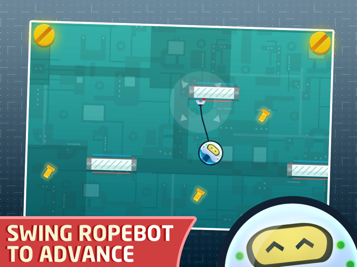 RopeBot - Tiny Robot Adventure