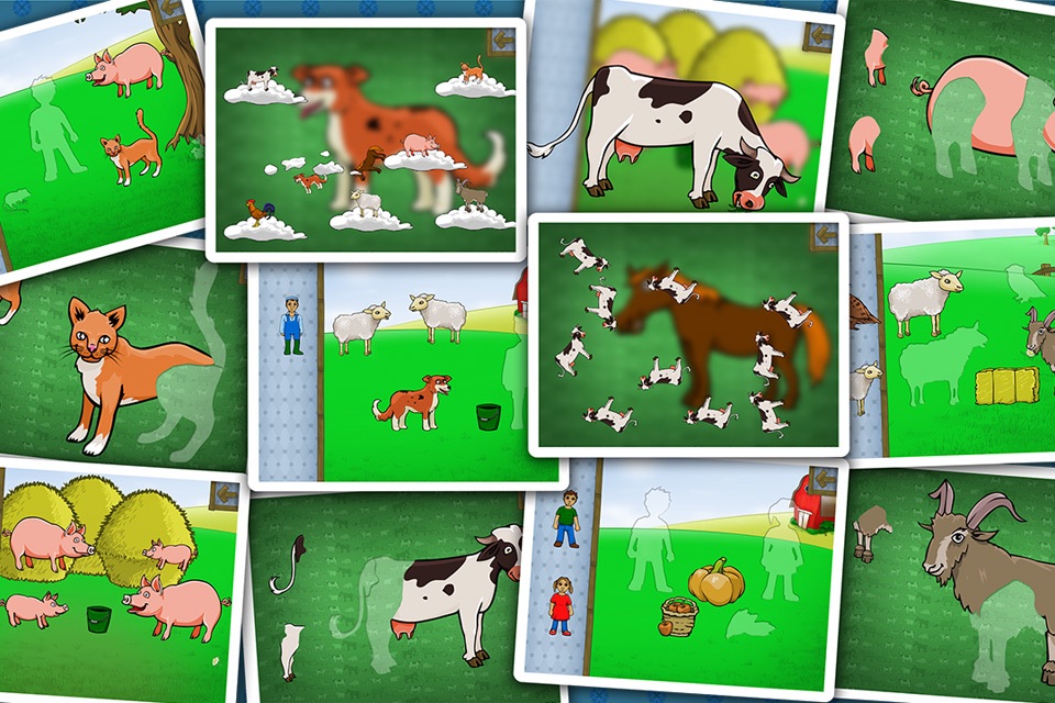 Puzzles for toddlers with farm animals and their sounds screenshot 4