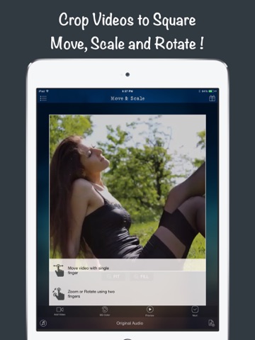 Screenshot #4 pour Square Video FREE - Crop videos to square for Instagram or Vine