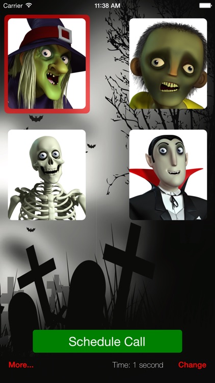 Halloween Calling - Trick or Treat Your Kids with a Friendly Call from a Zombie, Count Dracula, a Witch or Skeleton screenshot-0