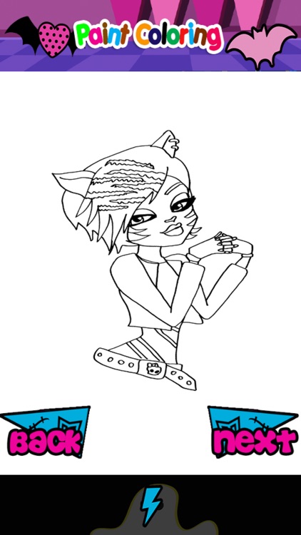 Paint Coloring Girl Gang Monster Edition