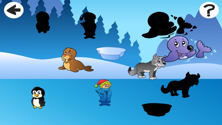 Antarctic Winter Wonder-Land Kid-s Game-s Learn-ing with Snow Animal-s screenshot-4