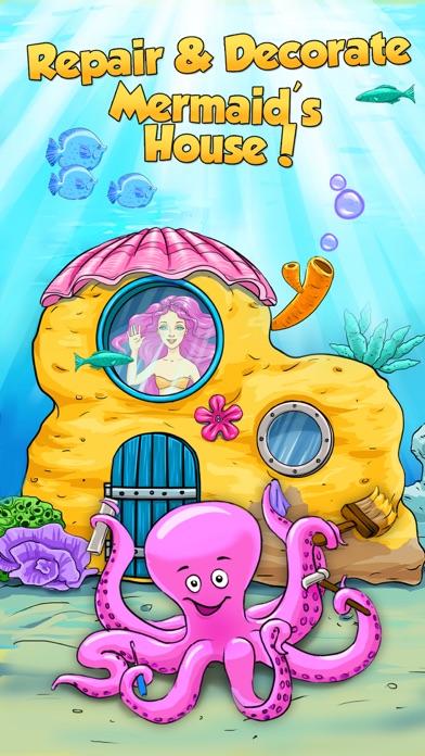 Screenshot #3 pour Mermaid Ava and Friends - Ocean Princess Hair Care, Make Up Salon, Dress Up and Underwater Adventures