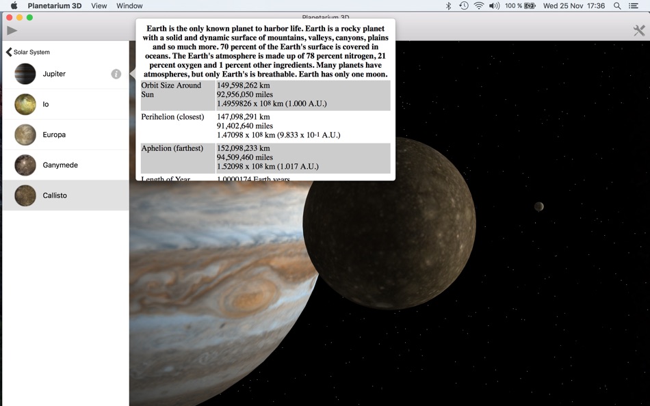 #5. Planetarium 3D (macOS) 由: Solueman Hussain