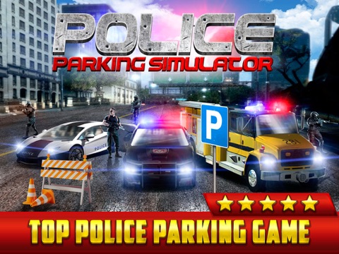 Screenshot #4 pour Police Car Parking Simulator Game - Gratuit Jeux de Voiture de Course