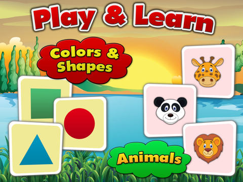 Screenshot #5 pour Super Pairs: Cards Match - mémoire jeu de puzzle pour les enfants avec les formes, les couleurs, les animaux, les lettres et les chiffres