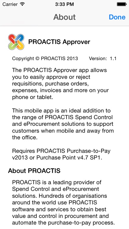 PROACTIS Approver