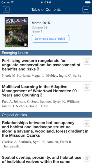 Wildlife Society Bulletin(圖3)-速報App