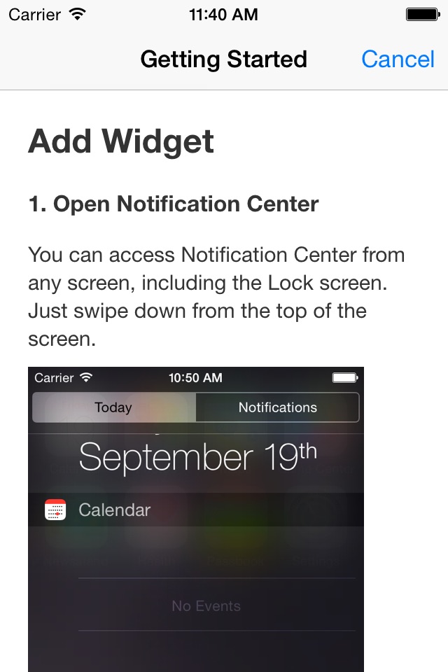 Calculator Widget for Notification Center screenshot 2