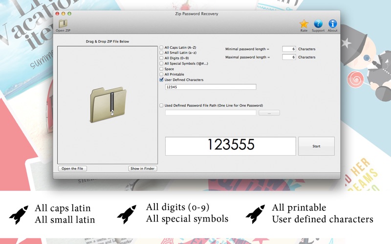 Screenshot #3 pour Zip Password Recovery