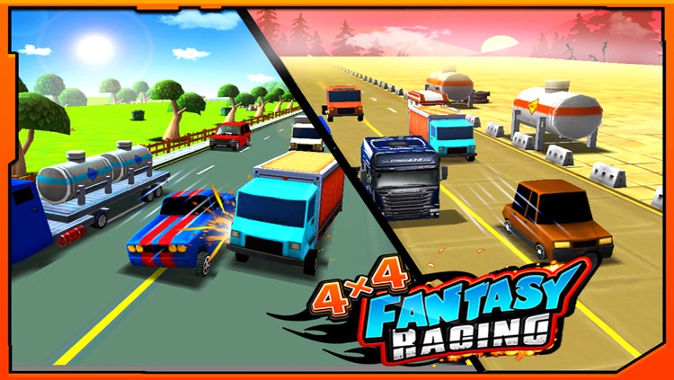 4X4 Fantasy Racing (3d Car Driving Race Game) by Grey Falcon Studios