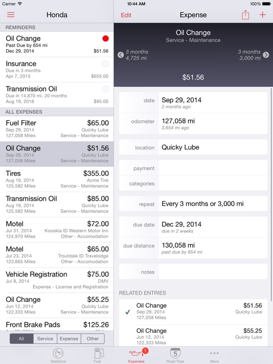 Road Trip HD • MPG, Mileage, and Fuel Economy screenshot-3