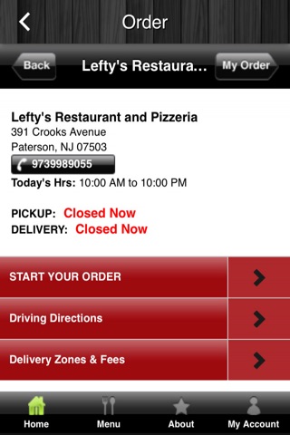 Lefty's Restaurant & Pizzeria screenshot 2