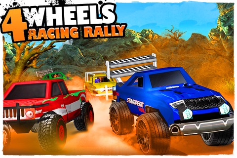 4 Wheels Racing Rally ( 3d Monster Truck Race Game ) screenshot 3