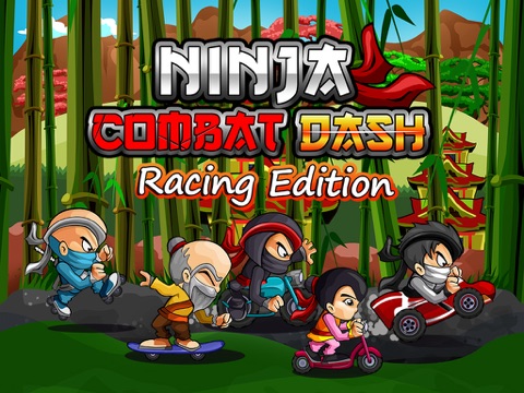 Screenshot #4 pour Ninja Combat Run Edition de la Course (Ninja Combat Dash Racing Edition) – Gratuit Guerrier Samouraï Rallye Routière Vélo, en Voiture et la Race de Planche a Roulettes
