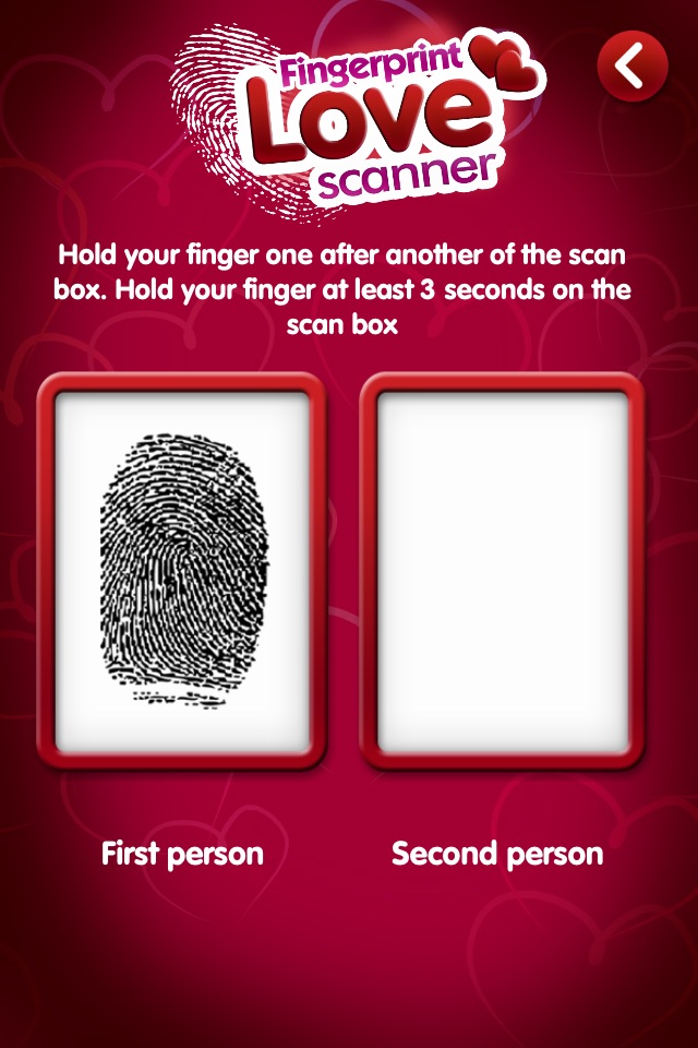 Fingerprint Love Scanner screenshot 2