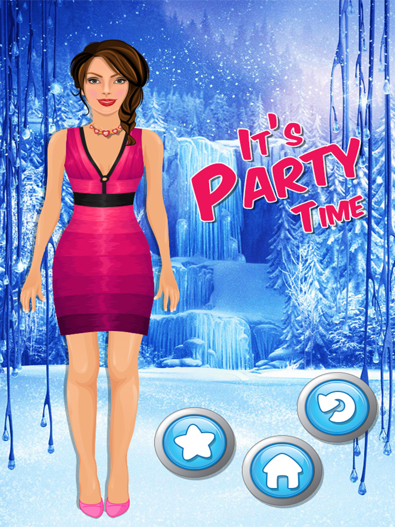 Icy Princess Makeover Salon - A royal party salon dress up and makeup game for teen girls
