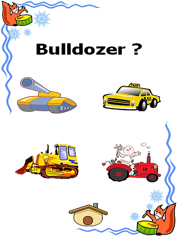 Easy car games and public transportation daily english words iPad screenshot