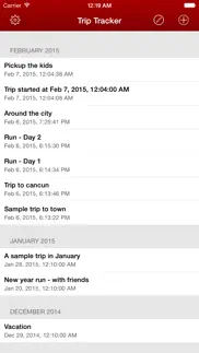 gps trip tracker iphone screenshot 1