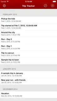 gps trip tracker iPhone Captures Décran 1