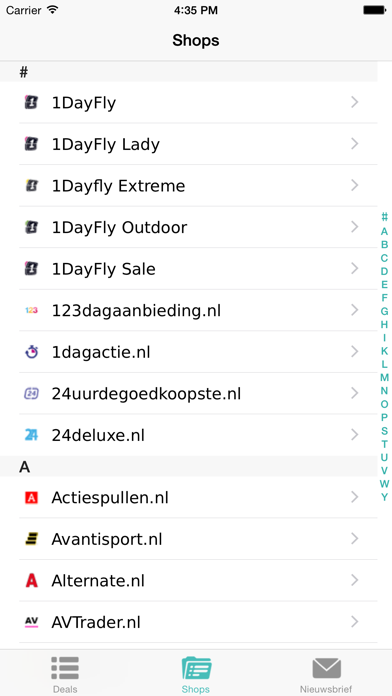 App screenshot