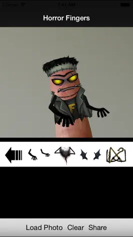 Game screenshot Horror Fingers - Create horror faces over your fingers apk