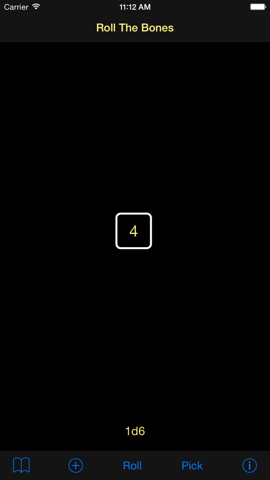 #1. Roll The Bones (iOS) 由: Joshua Larson