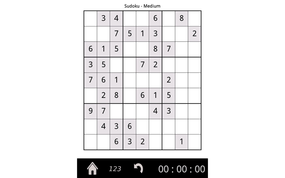 Sudoku 9x9 (macOS) Podle: Sylvain Becker Sudoku 9x9 (macOS) Podle: Sylvain Becker