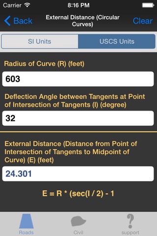 Roads Construction Calculator plus screenshot 2