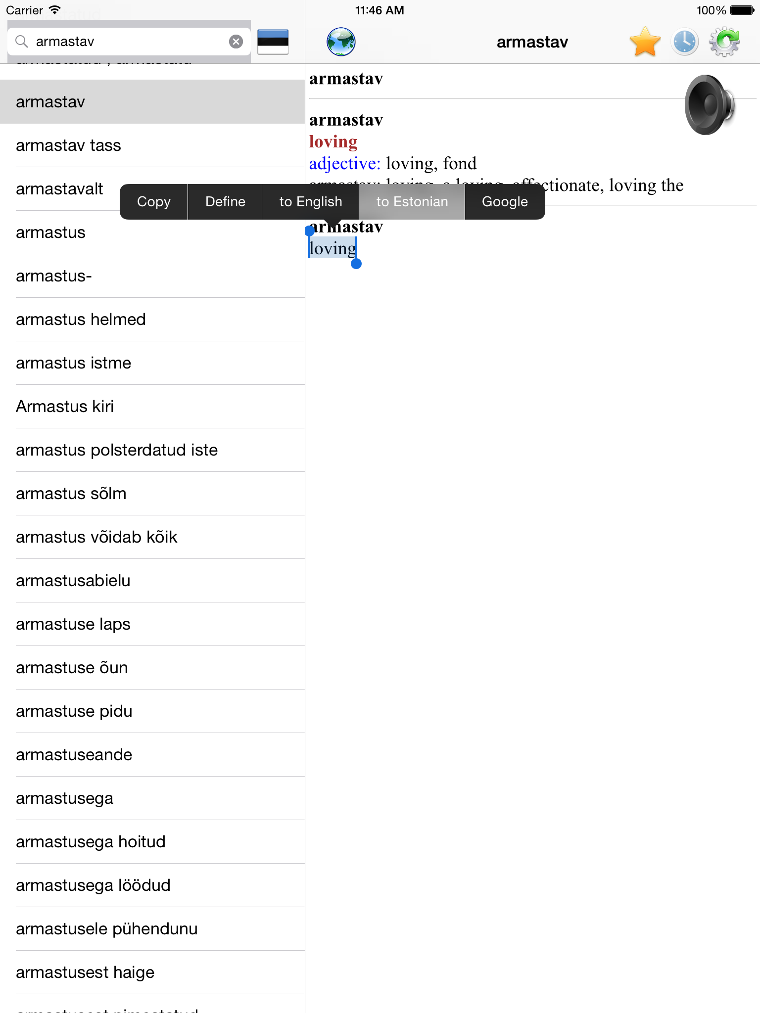 English Estonian best dictionary translate - Inglise Eesti parim sõnastik tõlge screenshot 7