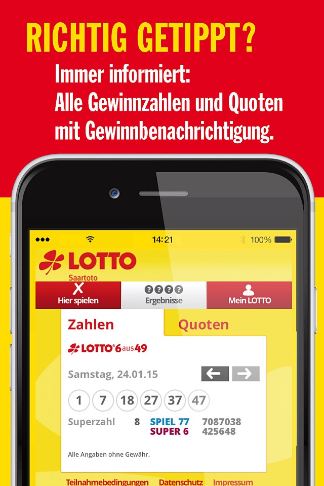 Saartoto - Lotto online screenshot 4