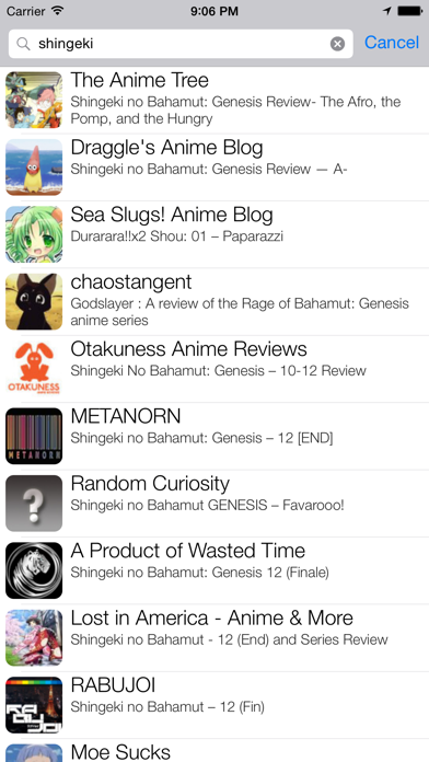 Screenshot #3 pour Anime Nano!