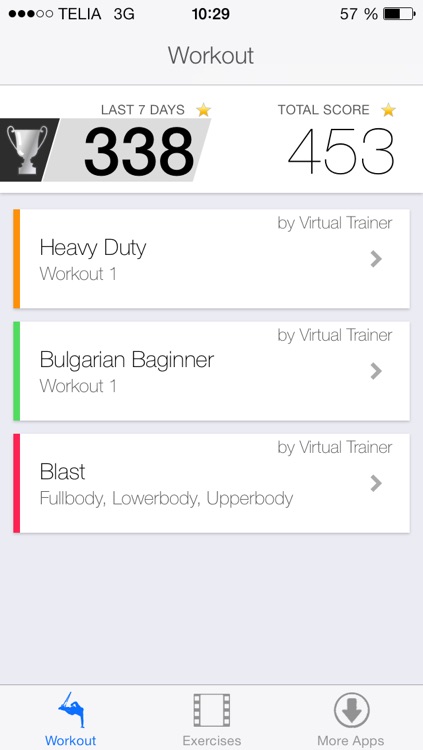Virtual Trainer Bulgarian Bag