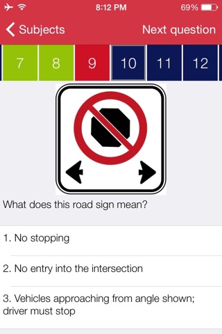 Laws and Rules of the Road Practice Test - Canada DMW Driver Test screenshot 3
