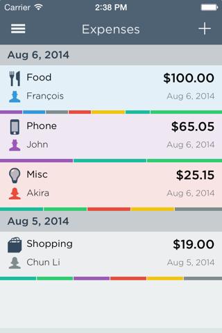 iSpent - Easy Split Expenses screenshot 2