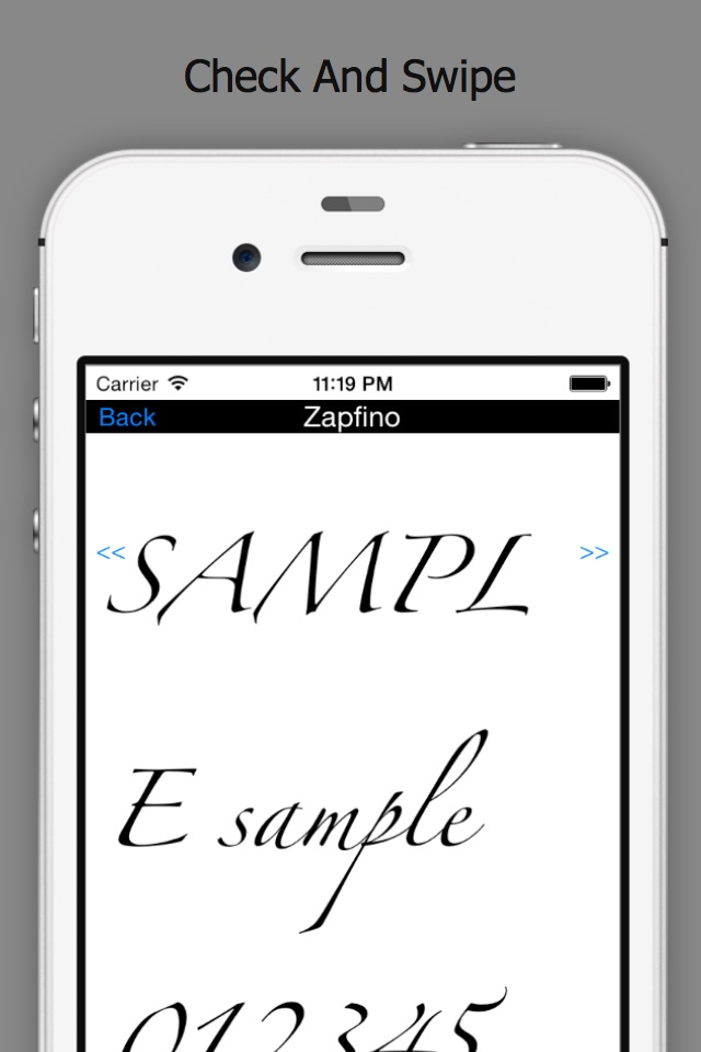 アプリ開発フォント種類一覧