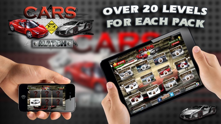 Car Match Card Memory Game Challenge