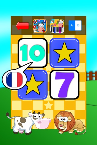 赤ちゃん マッチゲーム - フランス語の数字を学ぶのおすすめ画像1