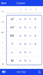 Chordelia Seventh Heaven - improve your music theory and develop your technique with dominant, diminished and more 7th chords - for smooth latin, jazz and gypsy sounds screenshot #5 for iPhone