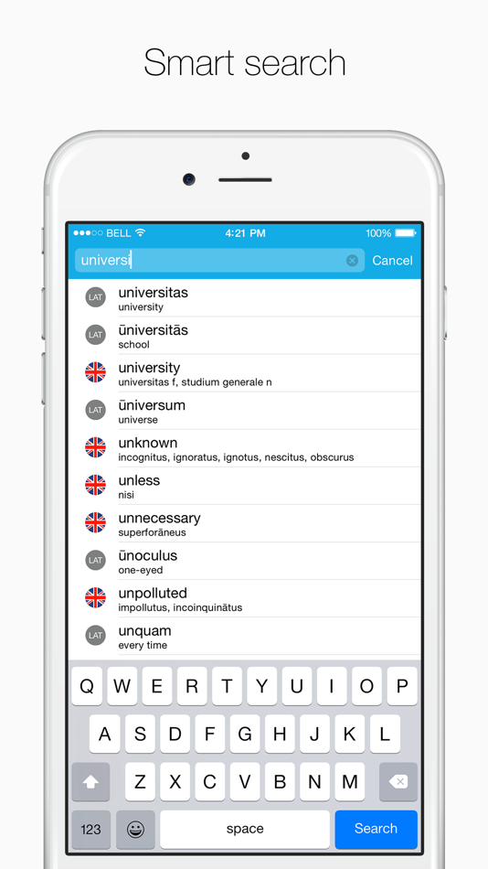 #5. Latin – English Dictionary (iOS) 由: JDMI Kft.