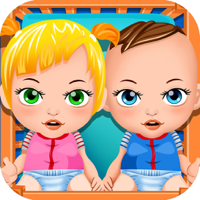 Mommys Twins New Babies Doctor - my baby newborn mother spa salon game for kids