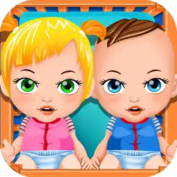 Mommy's Twins New Babies Doctor - my baby newborn mother spa salon game for kids app icon